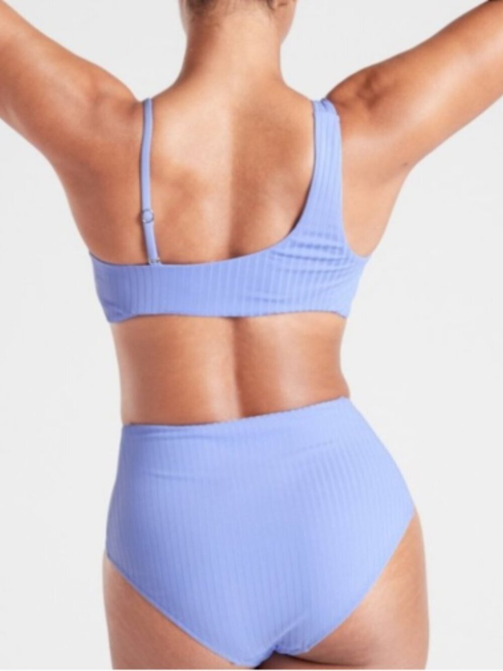 ATHLETA Rib Asym Bikini Top M - Picture 2 of 7